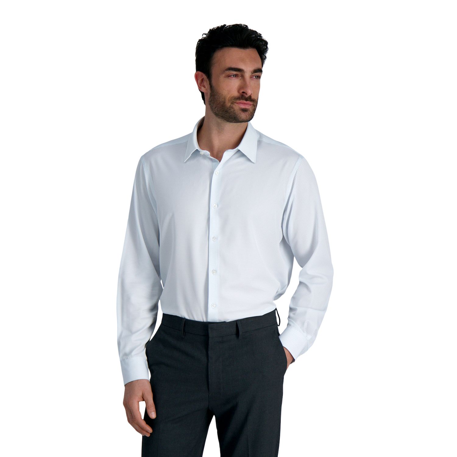 Smart Wash™ Spread-Collar Dress Shirt
